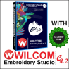 Wilcom Embroidery Studio Designing E4.2 + Coreldraw 2018
